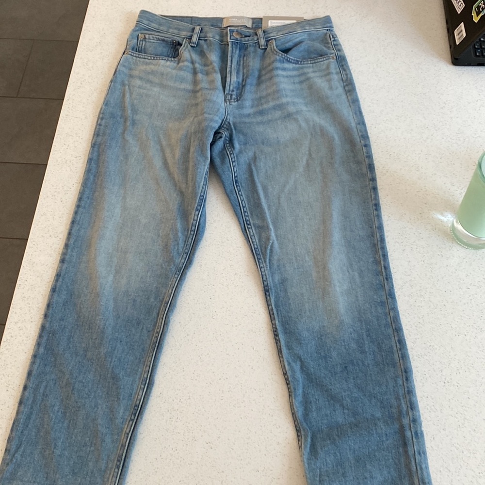 EVERLANE Super Soft Relaxed Jeans (28) Vintage Light Wash